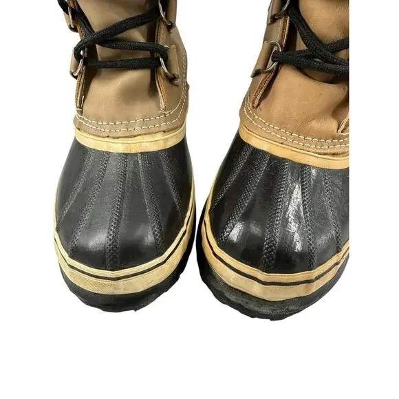 VTG Sorel Caribou Kaufman Canada Insulated Leather
Winter Boots Waterproof Sz 8 - Picture 7 of 13